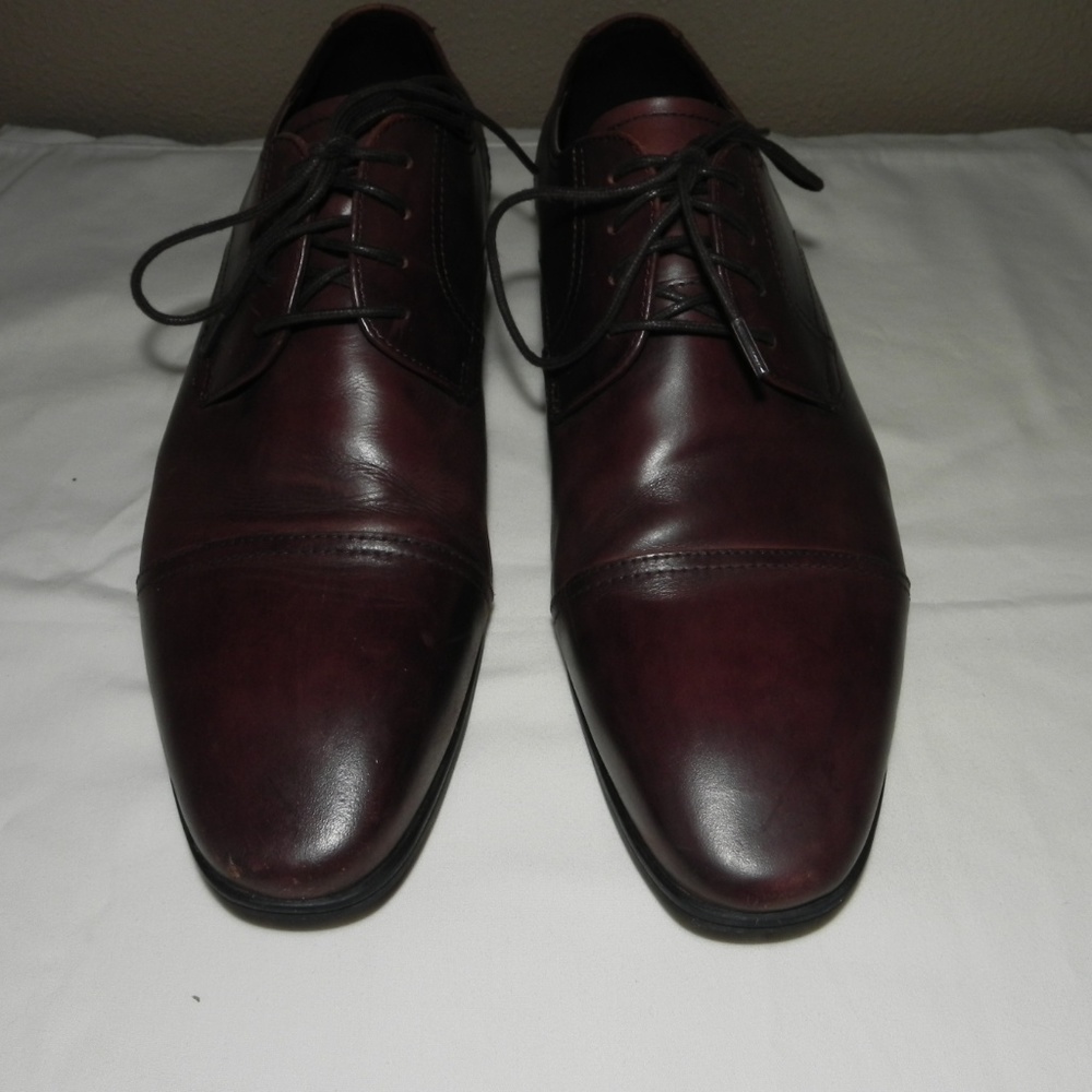 Kenneth Cole DETER-MIN-ED LEATHER CAP-TOE OXFORD - Picture 3 of 7